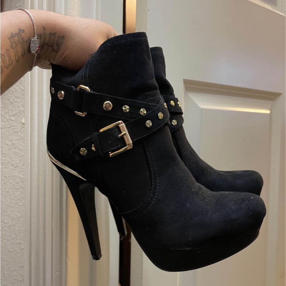 G by Guess platform high heels
